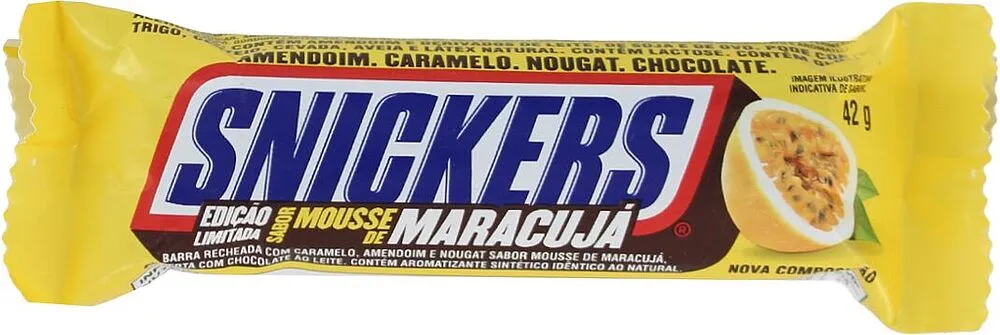 Շոկոլադե բատոն «Snickers Maracuja» 42գ