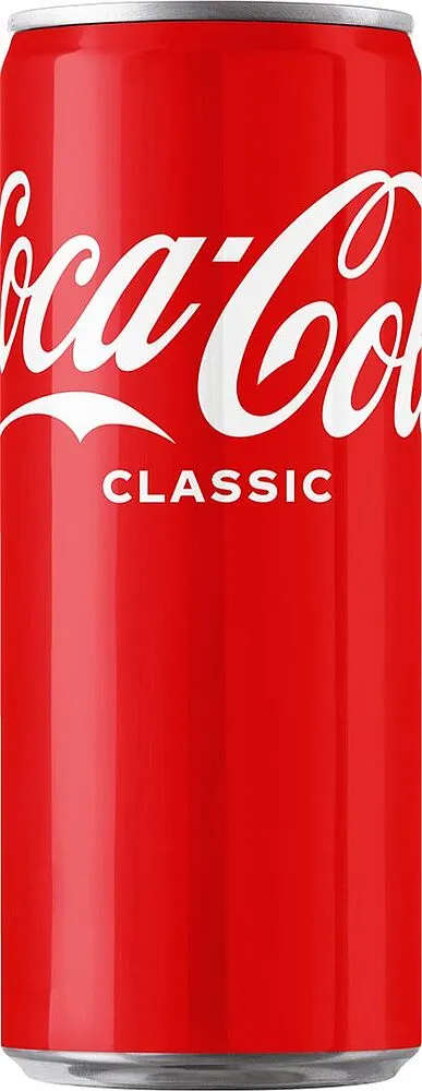 Զովացուցիչ գազավորված ըմպելիք «Coca-Cola» 0.33լ