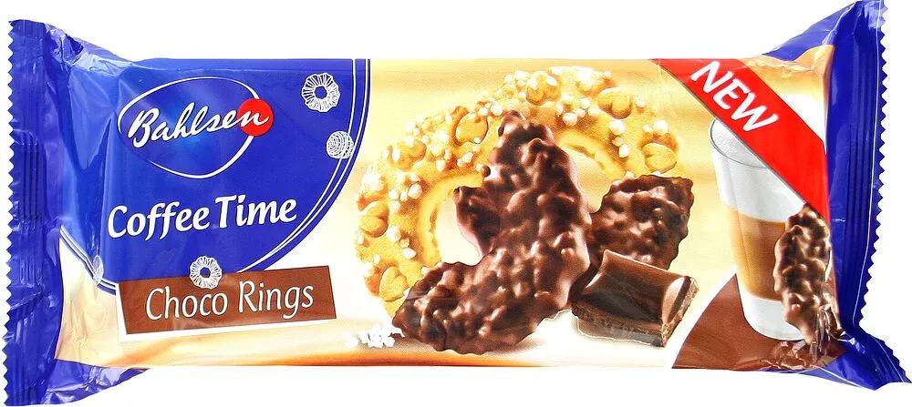Թխվածքաբլիթ շոկոլադով «Bahlsen Coffee Time» 155գ