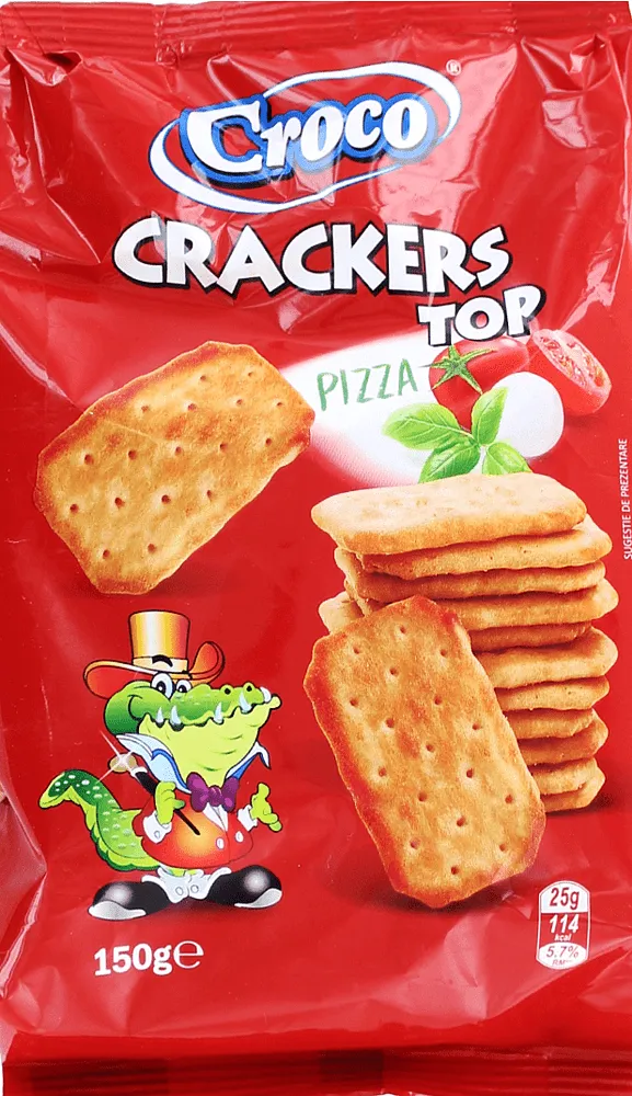 Կրեկերներ պիցցայի համով «Croco Crackers Top» 150գ