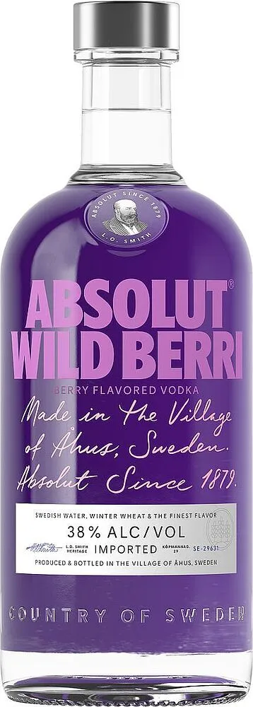 Օղի հաղարջի «Absolut Wild Berri» 0.7լ   