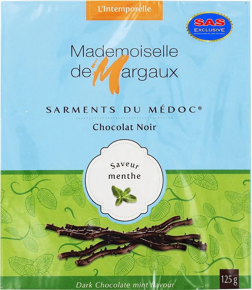 Շոկոլադե կոնֆետներ անանուխի համով «Mademoiselle de Margaux» 125գ