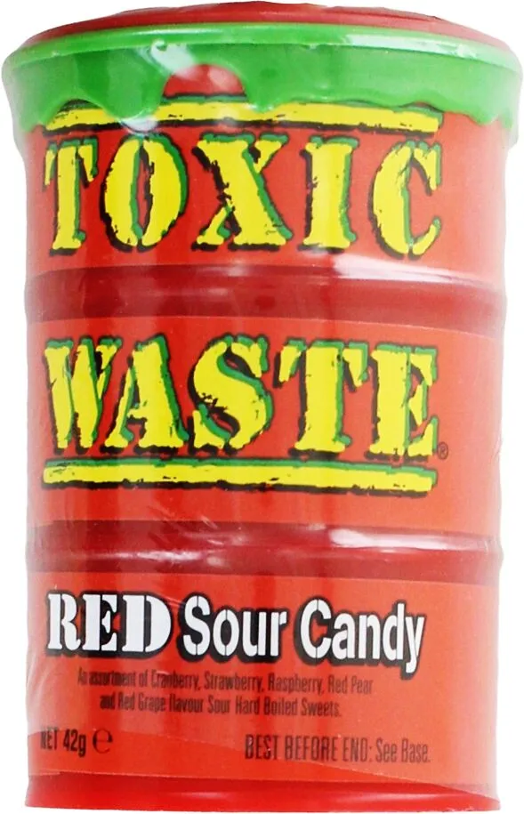 Սառնաշաքար «Toxic Waste Red Sour» 42գ Մրգային