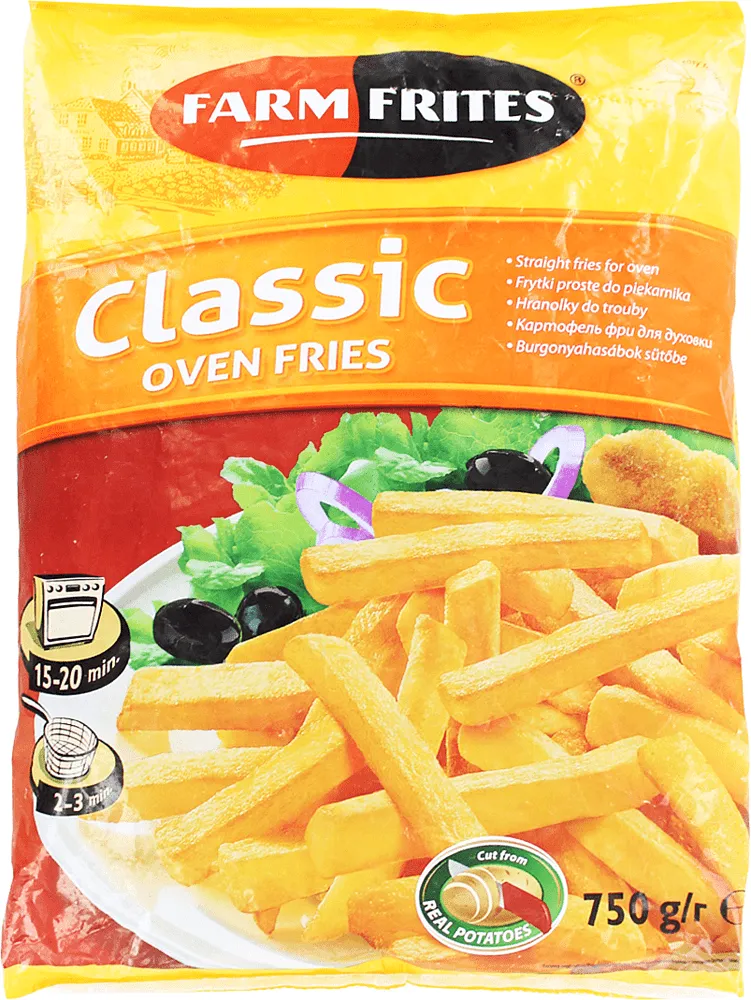 Կարտոֆիլ ֆրի սառեցված «Farm Frites» 750գ