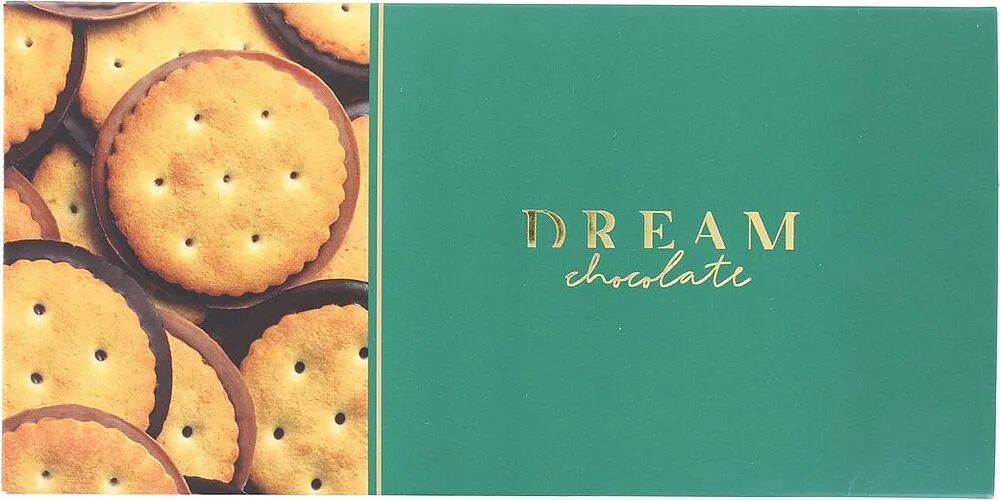 Թխվածքաբլիթ դառը շոկոլադով «Dream» 200գ