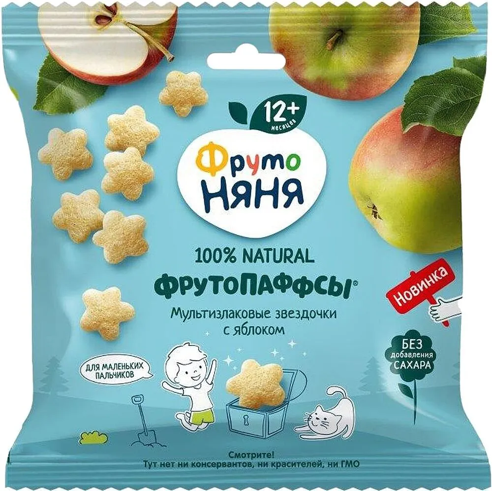 Հացահատիկային կտորներ «Фруто Няня» 21գ