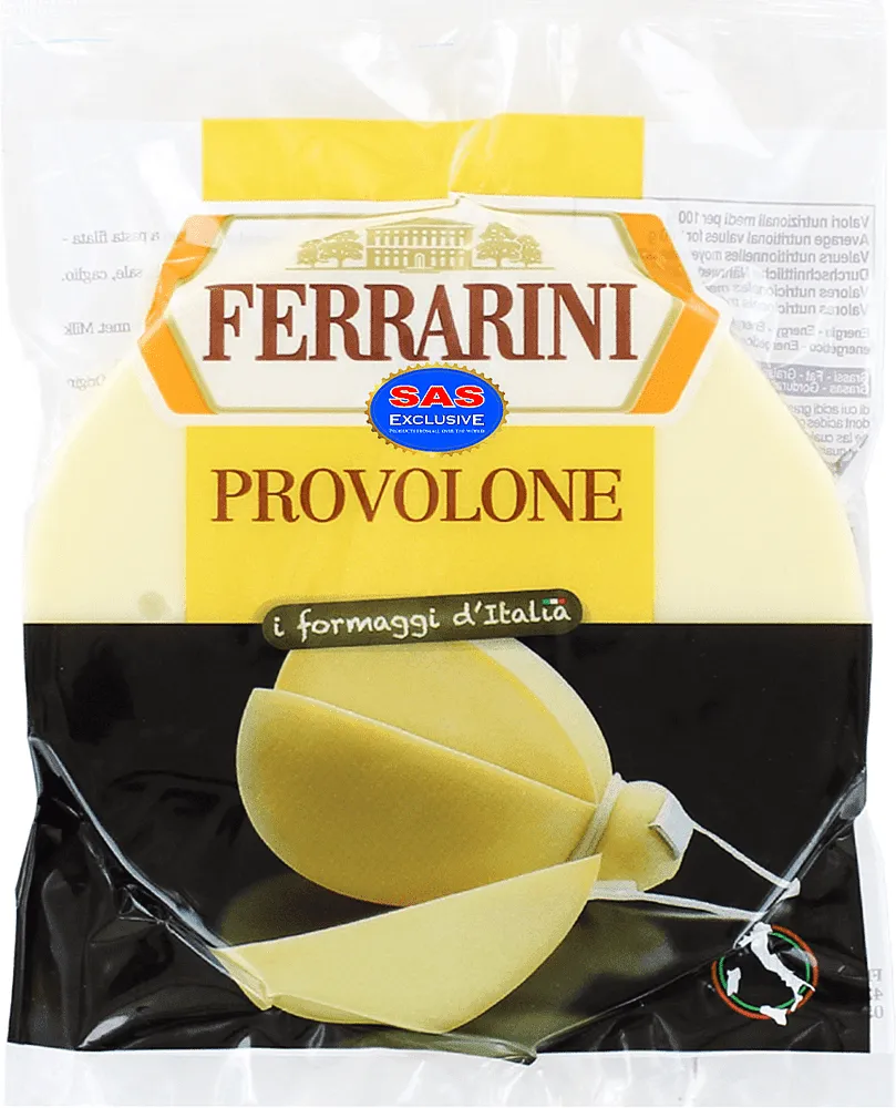 Պանիր կիսապինդ «Ferrarini Provolone» 180գ