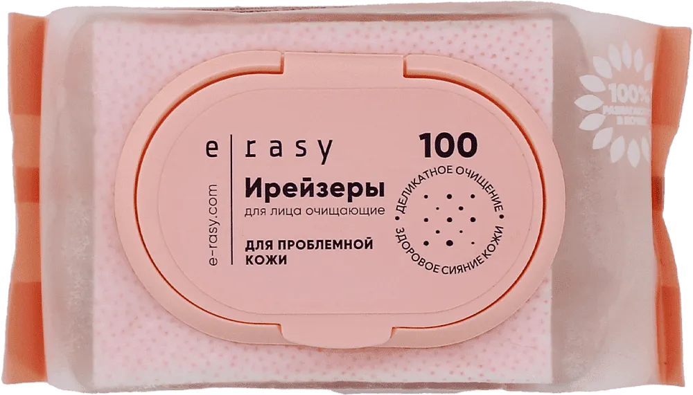 Անձեռոցիկ խոնավ դեմքի "E Rasy" 100 հատ
