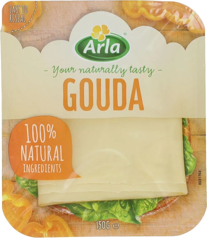 Պանիր գաուդա կտրատած «Arla» 150գ
