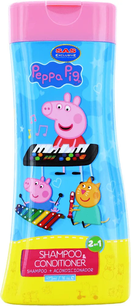 Շամպուն-կոնդիցիոներ մանկական «Nevada Disney Peppa Pig» 473մլ