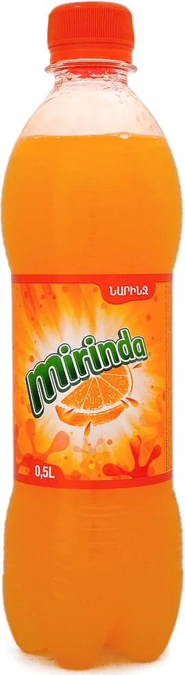 Զովացուցիչ գազավորված ըմպելիք նարնջի «Mirinda» 0.5լ