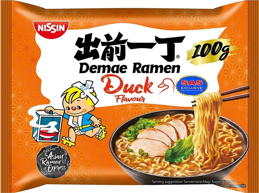 Լապշա բադի «Nissin Ramen» 100գ 
