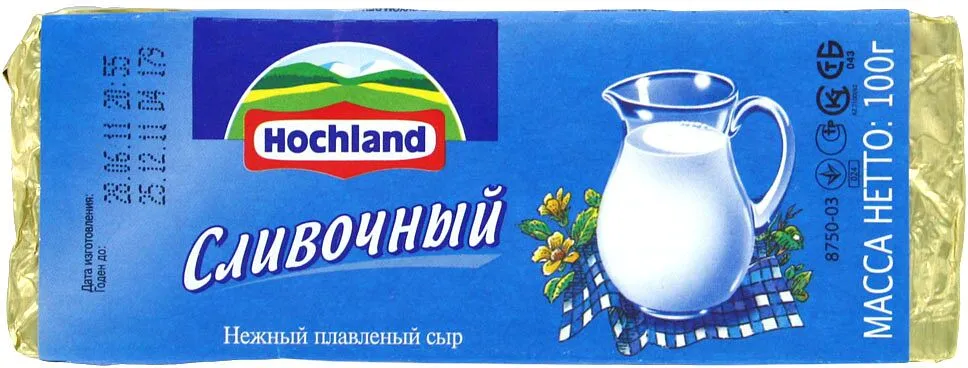 Պանիր հալած «Hochland» 100գ