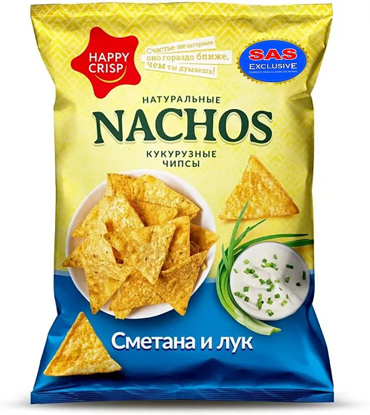 Չիպս թթվասերի և սոխի «Happy Crisp» 75գ