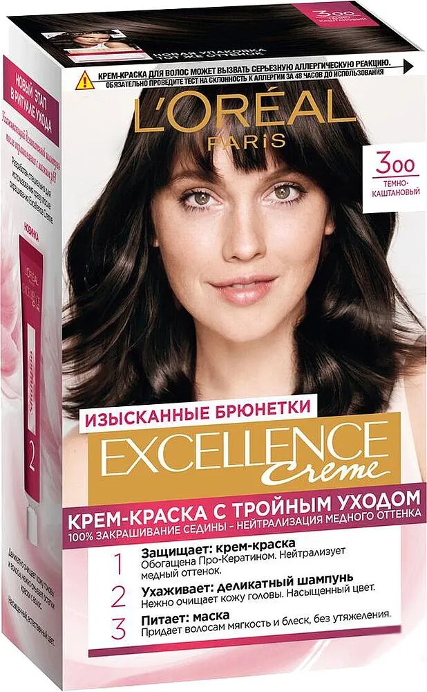 Մազի ներկ «L'Oreal Excellence Creme» №300