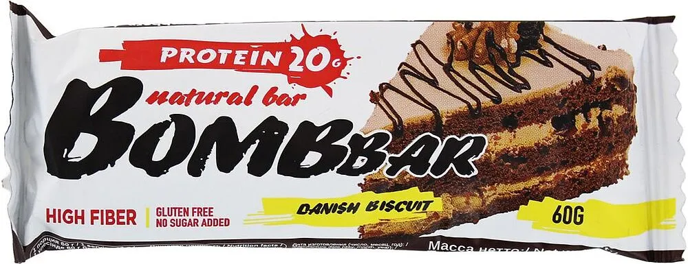 Բատոն սպիտակուցային «Danish Biscuit» 60գ
