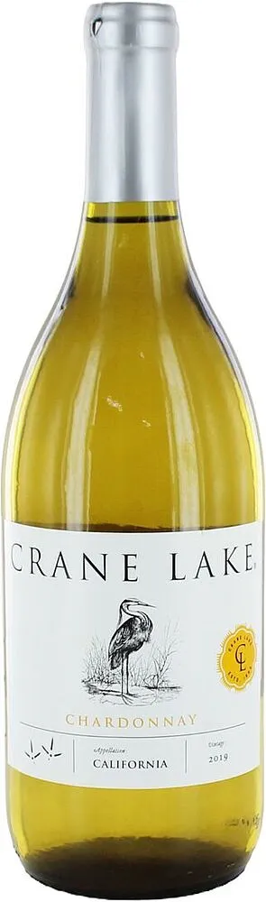 Գինի սպիտակ «Crane Lake Chardonnay» 0.75լ