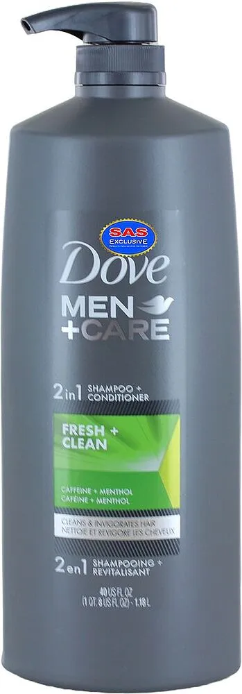 Շամպուն-կոնդիցիոներ «Dove Men+Care» 1,18լ