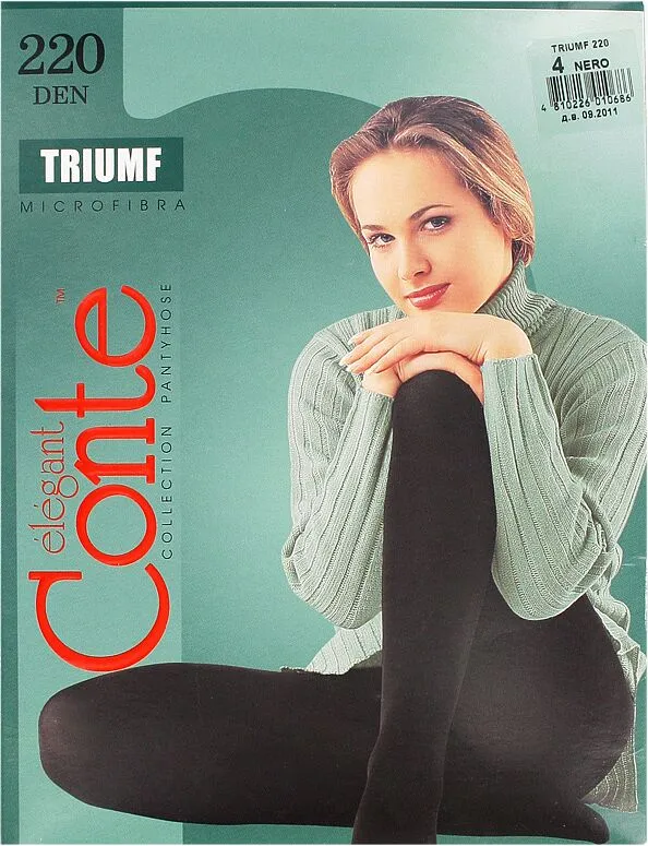 Զուգագուլպա «Conte Elegant Triumf 220 Den N4» Սև