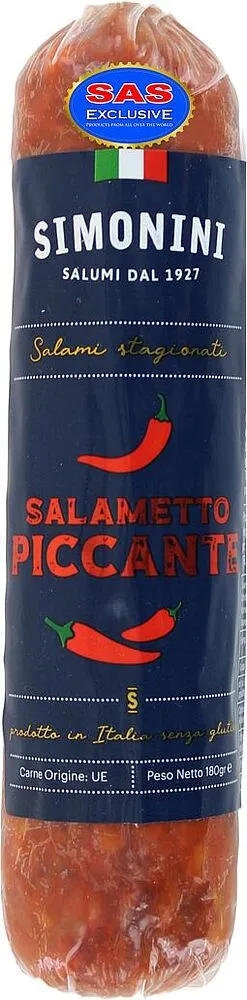 Երշիկ կիսաապխտած «Simonini Piccante» 180գ