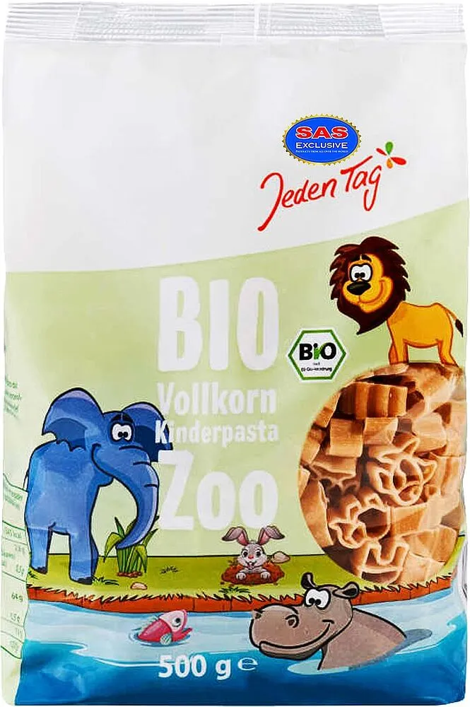 Մակարոն «Jeden Tag Bio Zoo» 500գ