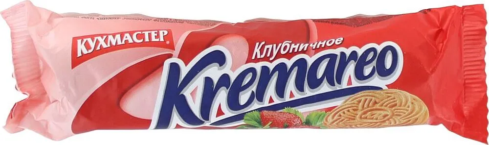 Թխվածքաբլիթ ելակի միջուկով «Кухмастер Kremareo»100գ