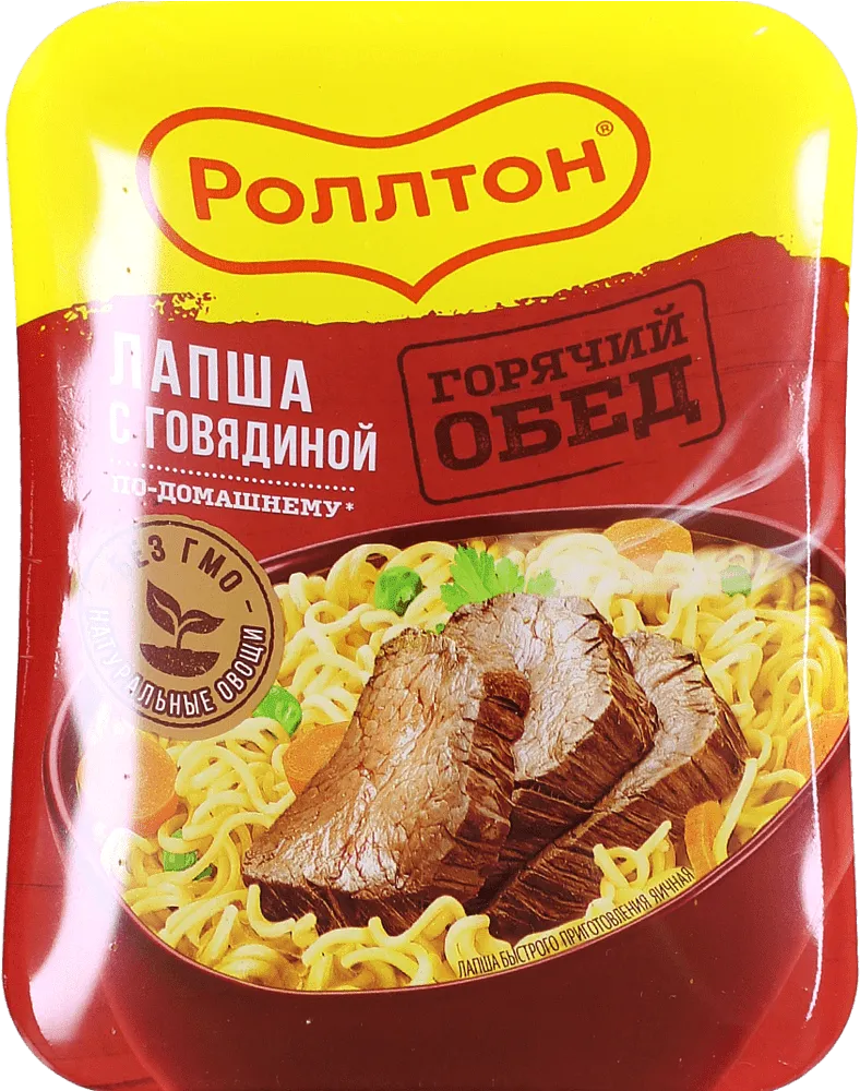 Լապշա տավարի «Роллтон» 100գ