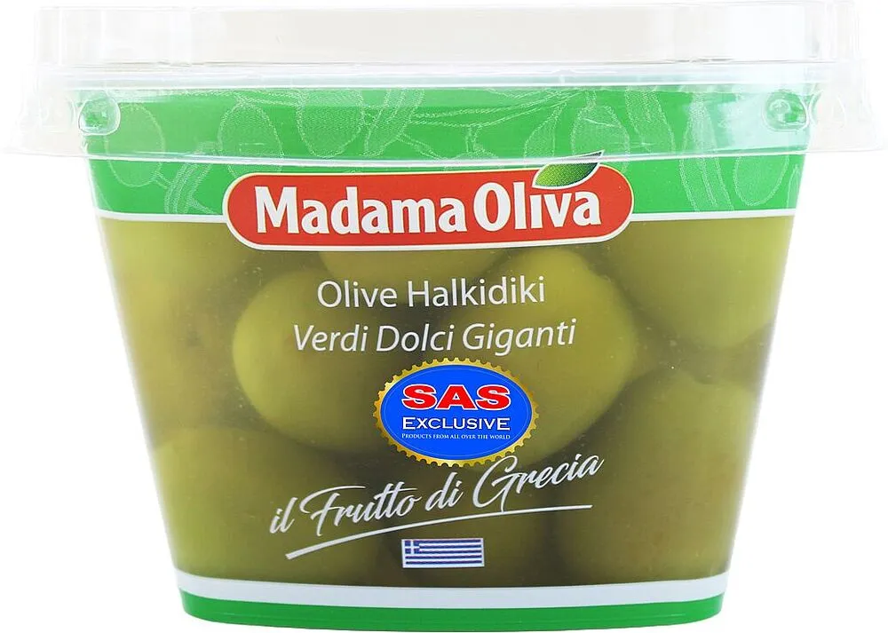 Ձիթապտուղ կանաչ կորիզով «Madama Oliva» 480գ
