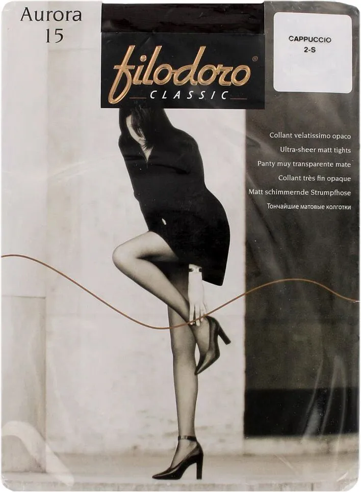 Զուգագուլպա «Filodoro Classic Aurora 15Den N2» Կապուչինո 