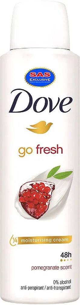 Հակաքրտինքային աէրոզոլային միջոց «Dove Go Fresh» 150մլ