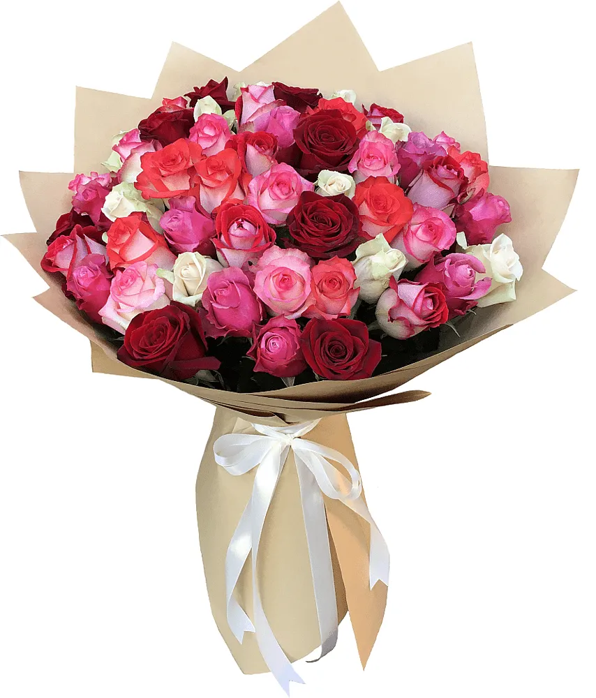 Ծաղկեփունջ «My Rose Belleza» 51 հատ