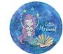 Ափսեներ թղթե, մեծ մեկանգամյա օգտագործման «Little Mermaid» 8հատ