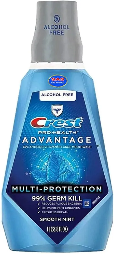 Բերանի խոռոչի ողողման հեղուկ «Crest Advanced» 1լ