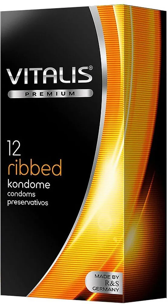 Պահպանակ «Vitalis Ribbed» 12հատ