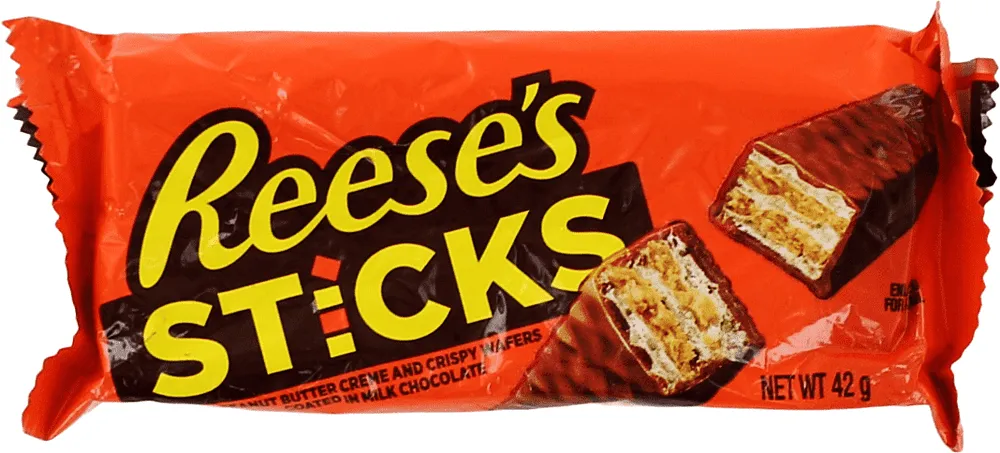 Շոկոլադե բատոն «Reese's Sticks» 42գ