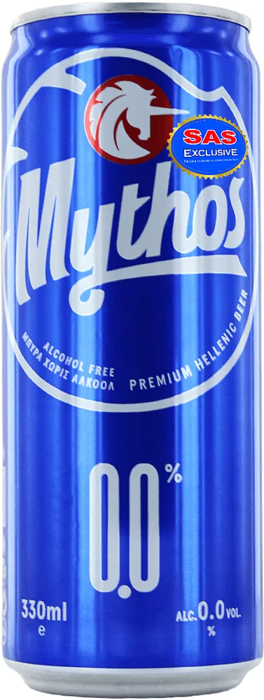 Գարեջուր «Mythos 0%» 0.33լ