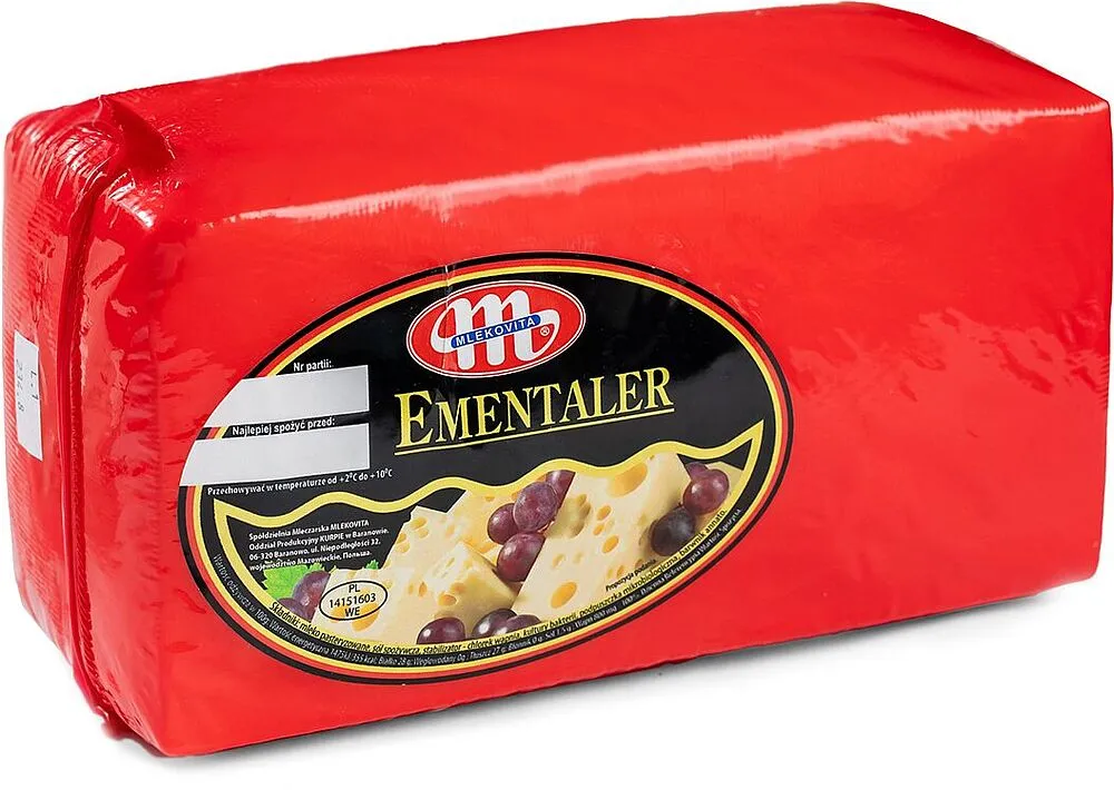 Պանիր էմենտալ «Mlekovita  Emmentaler»
