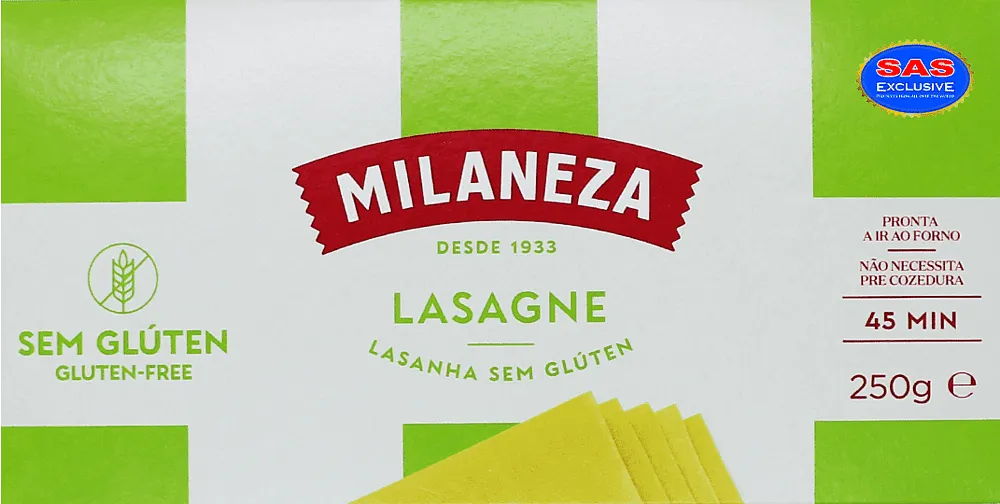 Լազանյա եգիպտացորենի և բրնձի «Milaneza» 250գ