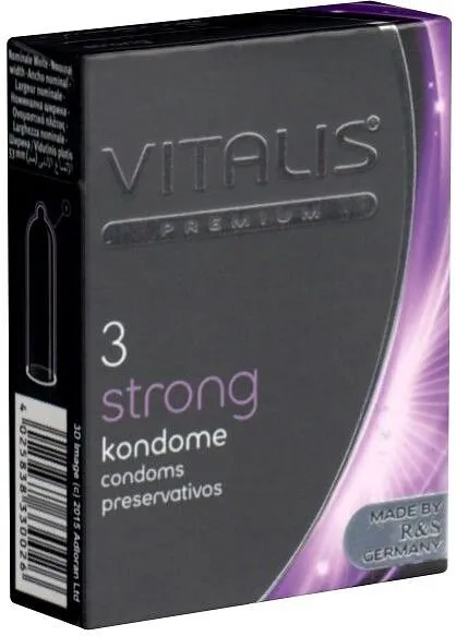 Պահպանակ «Vitalis Strong» 3հատ