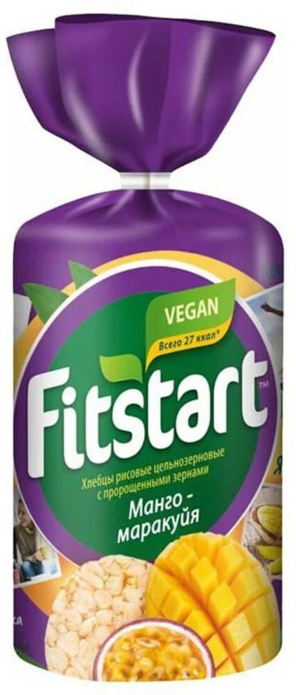 Խրթխրթան հացեր բրնձի «Fitstart» 100գ
