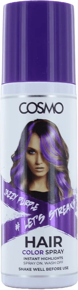 Մազերի երանգավորող սփրեյ «Cosmo Purple» 100մլ
