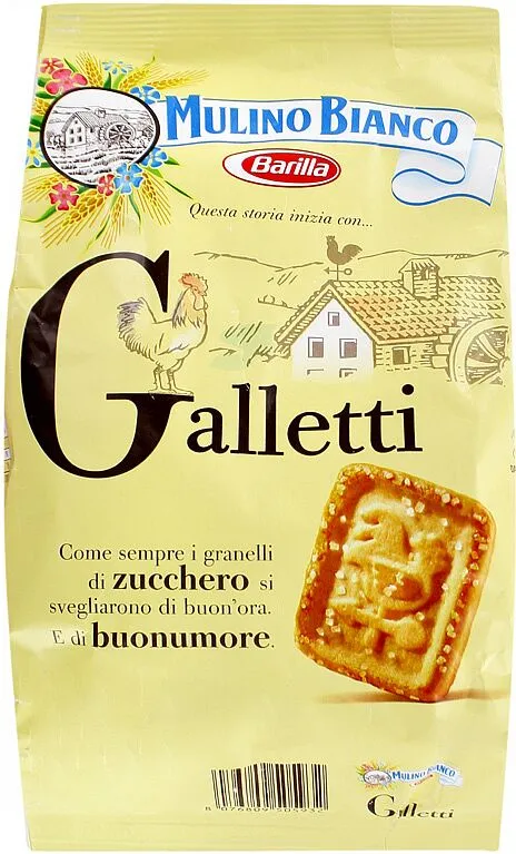 Թխվածքաբլիթ շաքարով «Barilla Mulino Bianco Galetti» 350գ