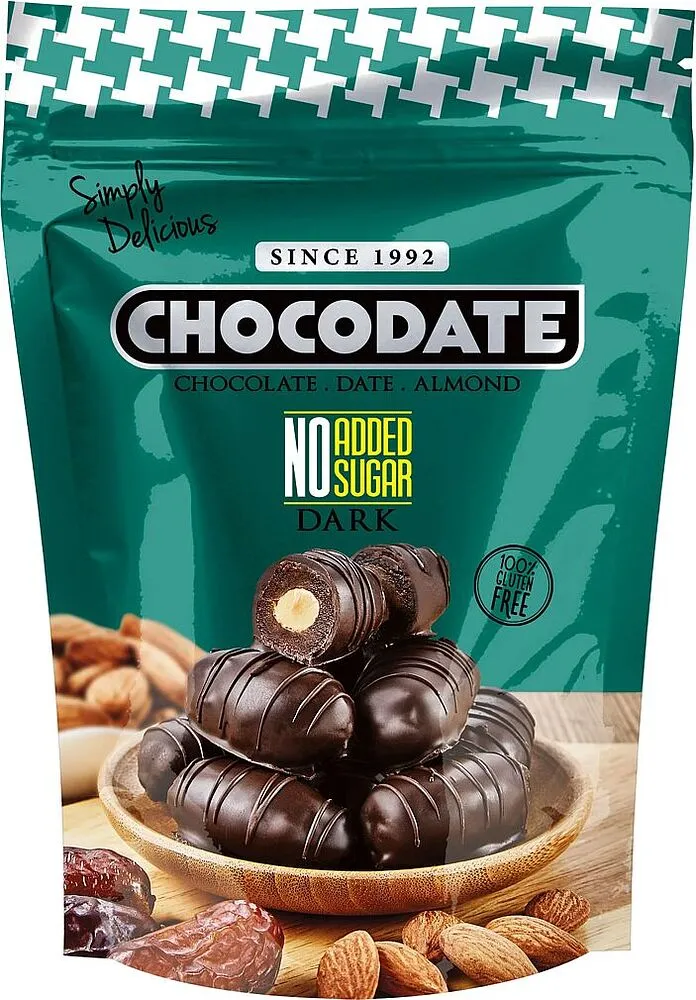 Արմավ շոկոլադապատ «Chocodate Dark» 250գ
