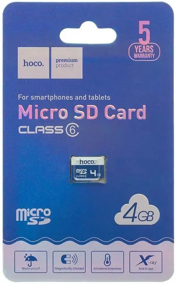 Հիշողության քարտ «Hoco Micro SD 4Gb Class 10»