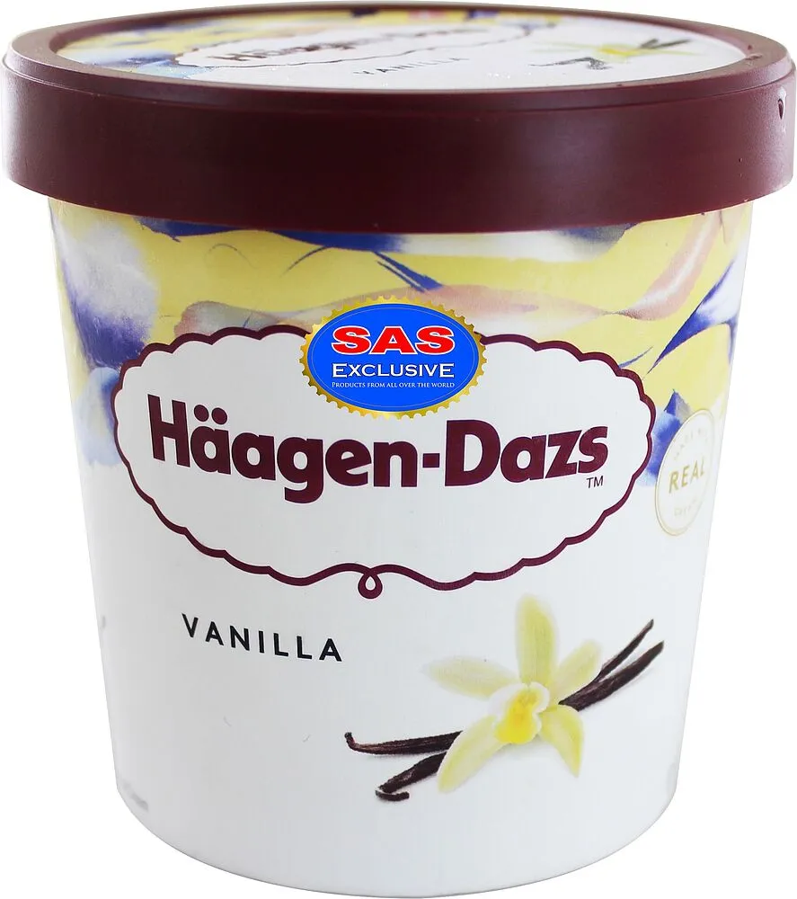 Պաղպաղակ վանիլային «Häagen-Dazs Vanilla» 400գ