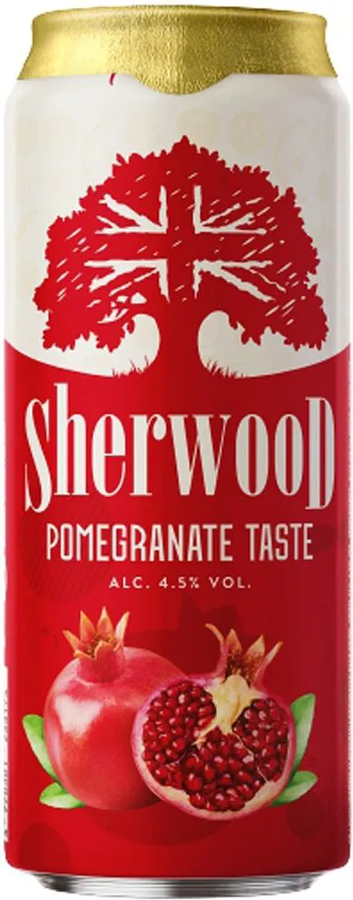 Գարեջրային կոկտեյլ նռան «Sherwood» 0.5լ