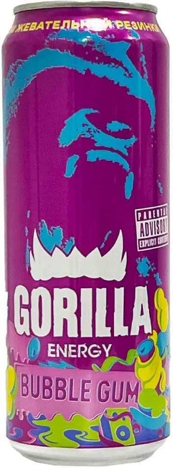 Էներգետիկ գազավորված ըմպելիք բաբլի «Gorilla» 0.45լ
