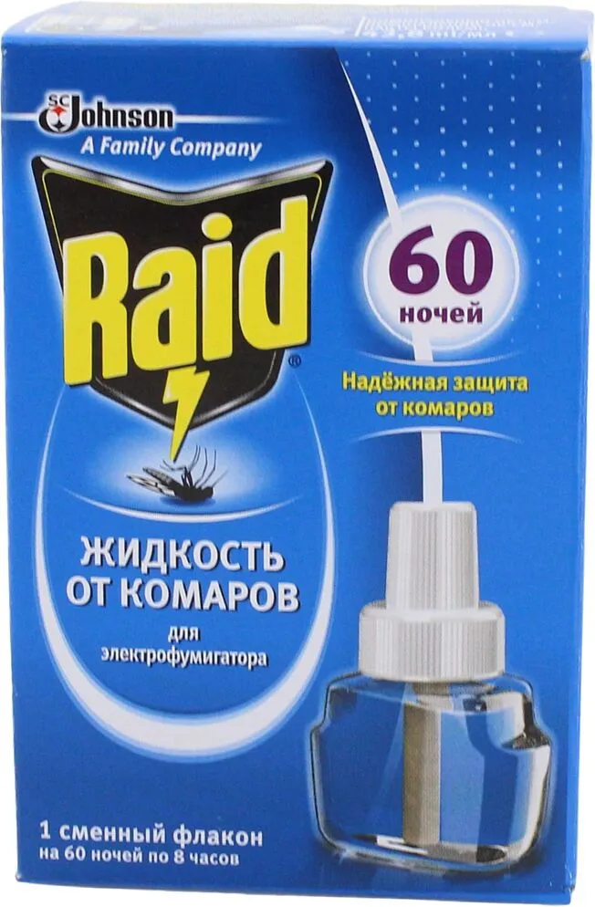 Մոծակների դեմ հեղուկ «Raid» 43.8մլ