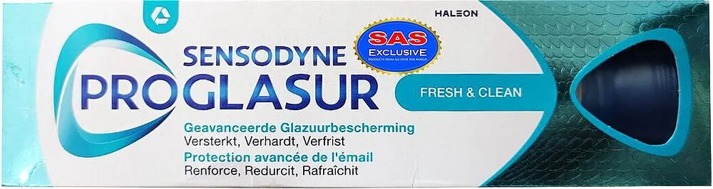 Ատամի մածուկ «Sensodyne Pro Glasur Fresh and Clean» 75մլ