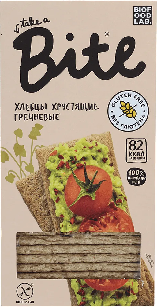 Խրթխրթան հացեր հնդկաձավարի «Bite» 150գ
